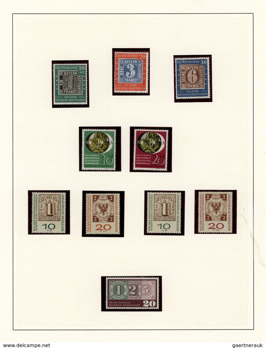 25414 Thematik: Philatelie / Philately: 1949/2000 (ca.), STAMPS ON STAMPS, Predominantly U/m Collection Wi - Autres & Non Classés