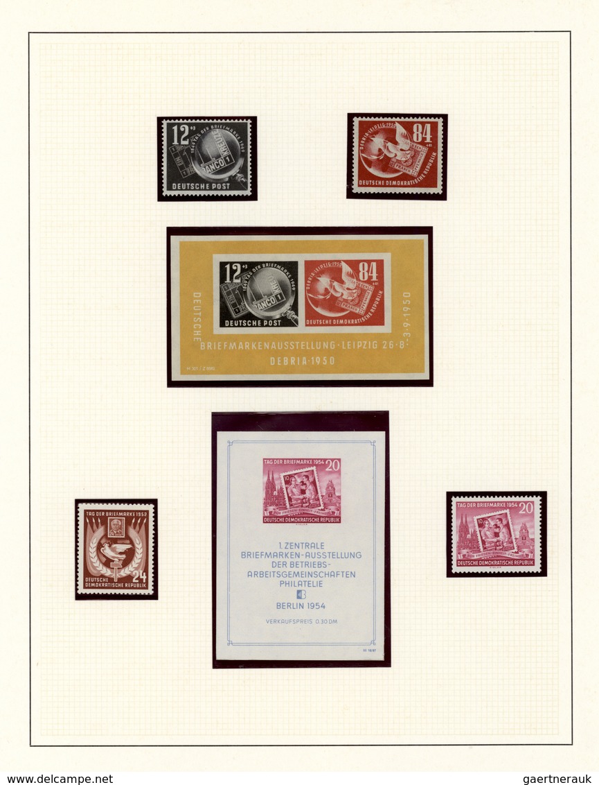 25414 Thematik: Philatelie / Philately: 1949/2000 (ca.), STAMPS ON STAMPS, Predominantly U/m Collection Wi - Autres & Non Classés