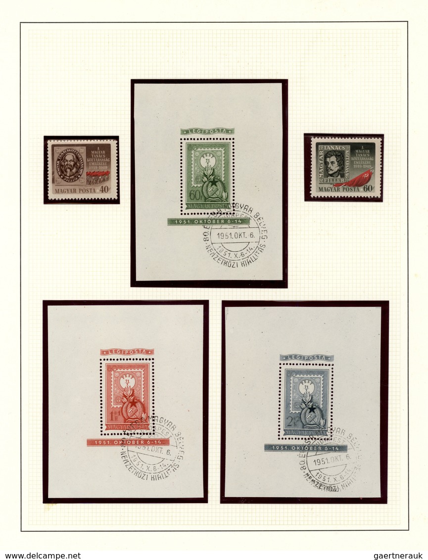 25414 Thematik: Philatelie / Philately: 1949/2000 (ca.), STAMPS ON STAMPS, Predominantly U/m Collection Wi - Autres & Non Classés