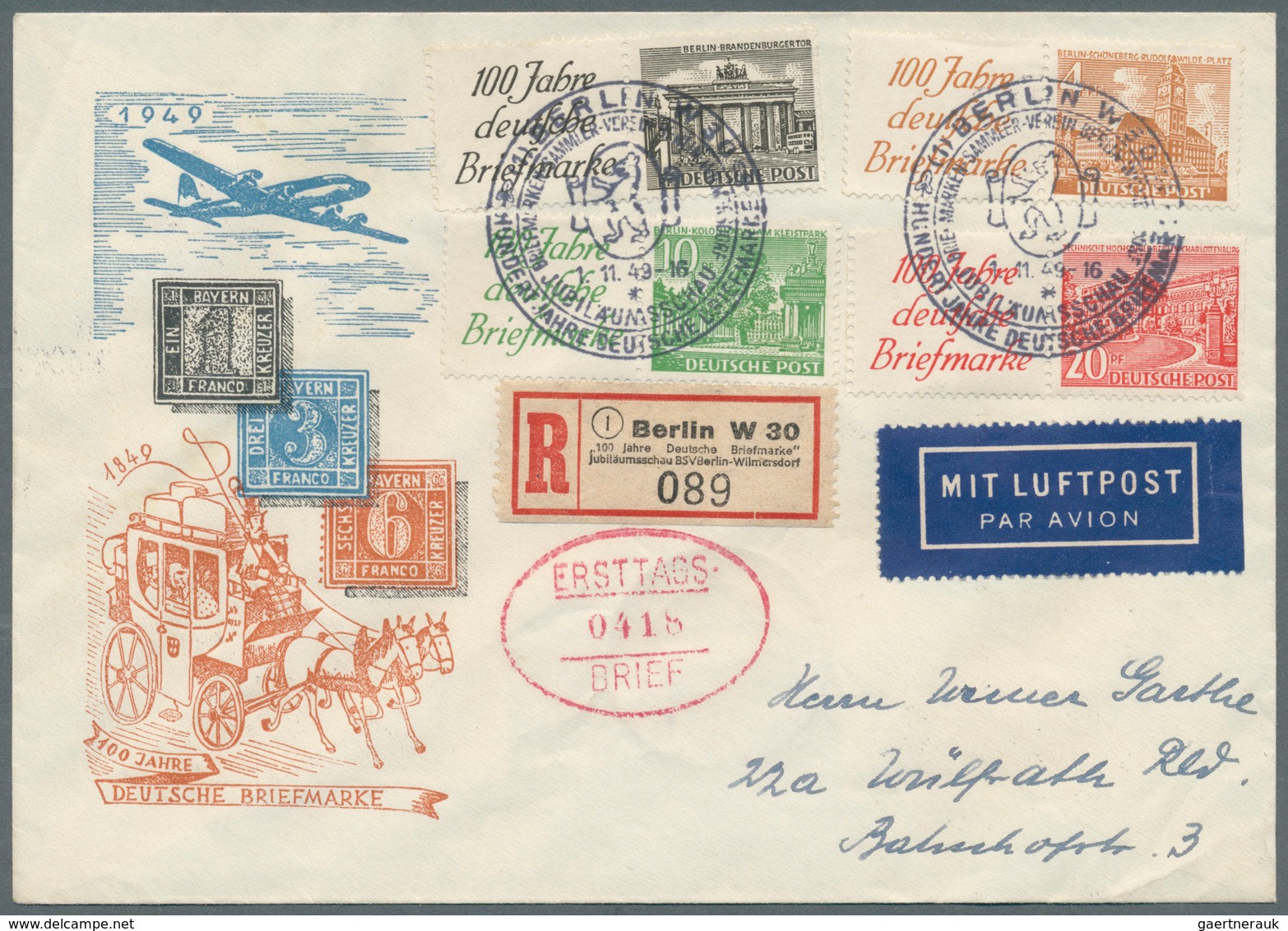 25416 Thematik: Philatelie - Tag Der Briefmarke / Stamp Days: Ab 1897, Deutschland, Tag Der Briefmarke, Ph - Journée Du Timbre