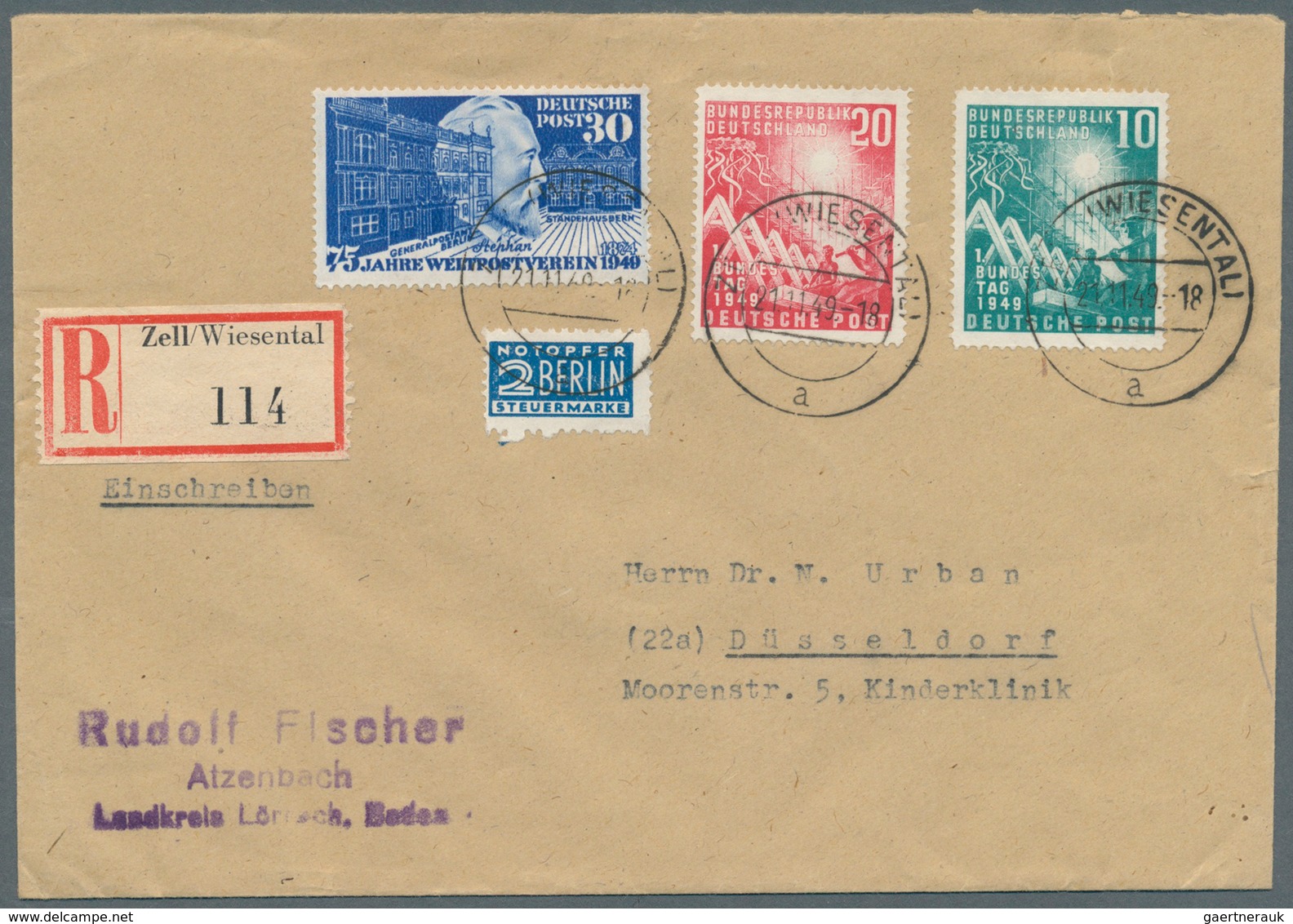 25416 Thematik: Philatelie - Tag der Briefmarke / stamp days: Ab 1897, Deutschland, Tag der Briefmarke, Ph