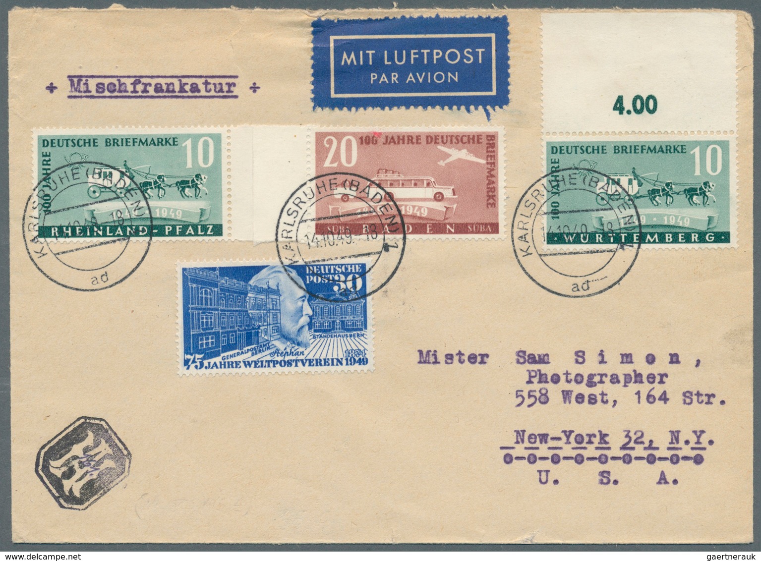 25416 Thematik: Philatelie - Tag der Briefmarke / stamp days: Ab 1897, Deutschland, Tag der Briefmarke, Ph