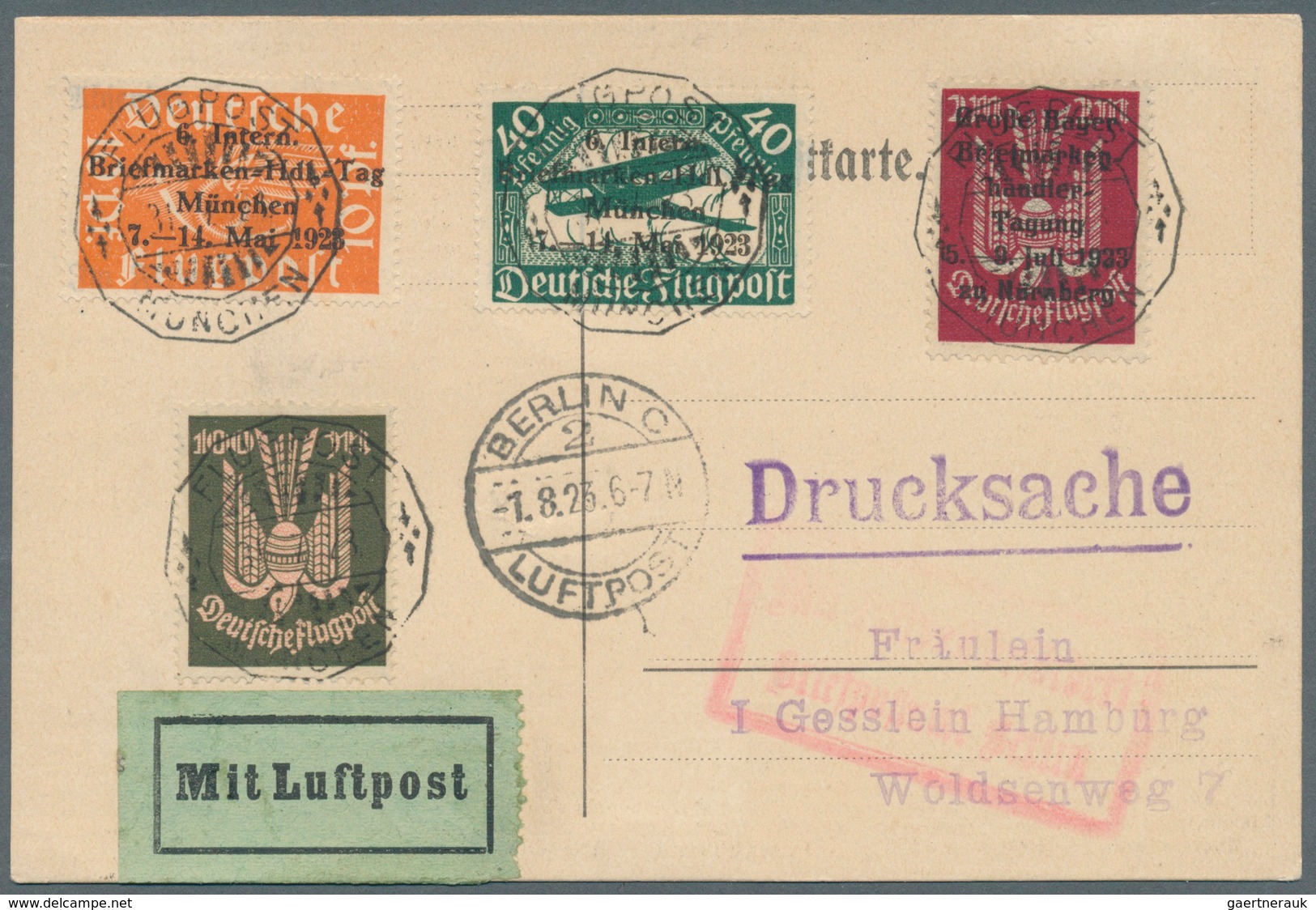 25416 Thematik: Philatelie - Tag der Briefmarke / stamp days: Ab 1897, Deutschland, Tag der Briefmarke, Ph