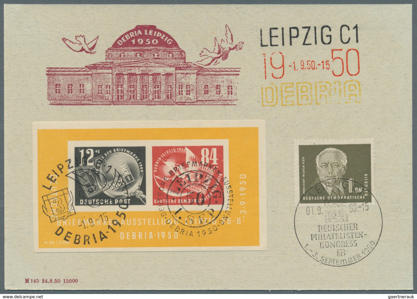 25416 Thematik: Philatelie - Tag der Briefmarke / stamp days: Ab 1897, Deutschland, Tag der Briefmarke, Ph