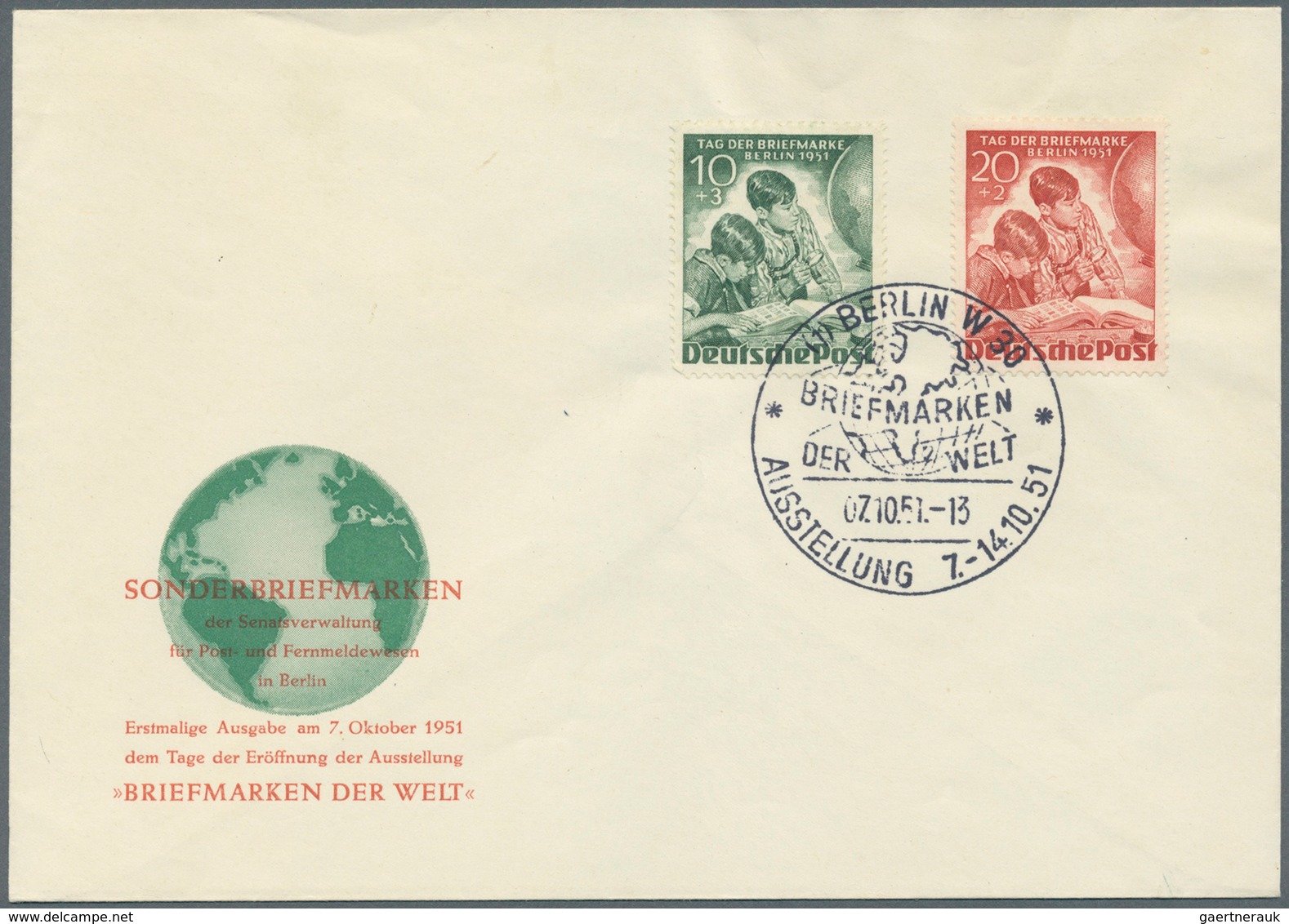 25417 Thematik: Philatelie - Tag der Briefmarke / stamp days: Ab ca. 1935: DEUTSCHLAND, umfangreiche Samml