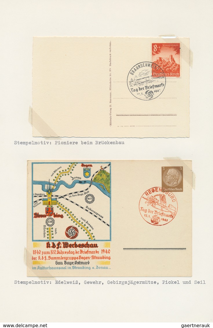 25418 Thematik: Philatelie - Tag Der Briefmarke / Stamp Days: 1936/1997, Comprehensive Collection Of Apprx - Journée Du Timbre