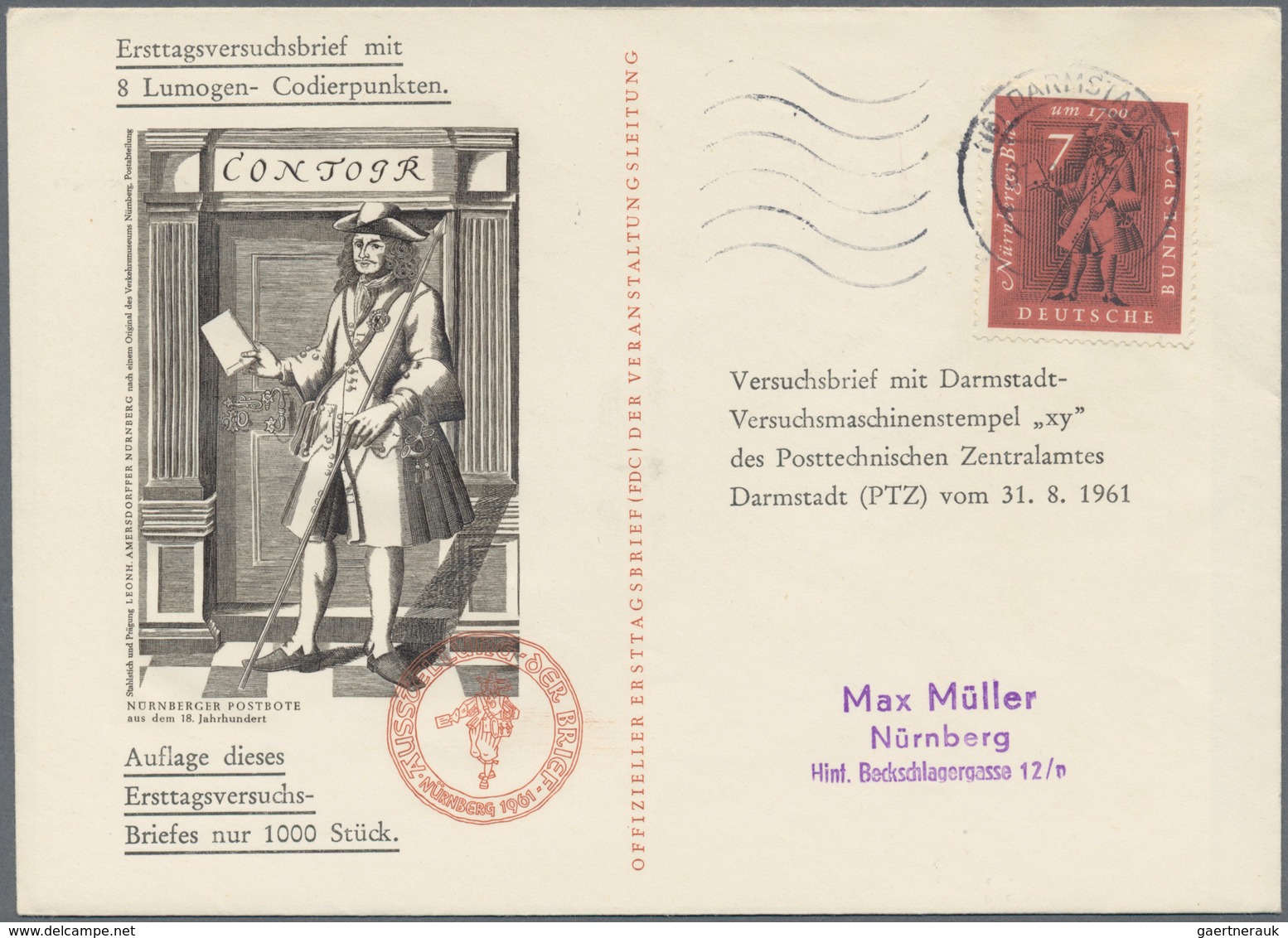 25444 Thematik: Postautomation / Postal Mecanization: 1960/1975 (ca.), Interessante Sammlung Mit Schwerpun - Poste