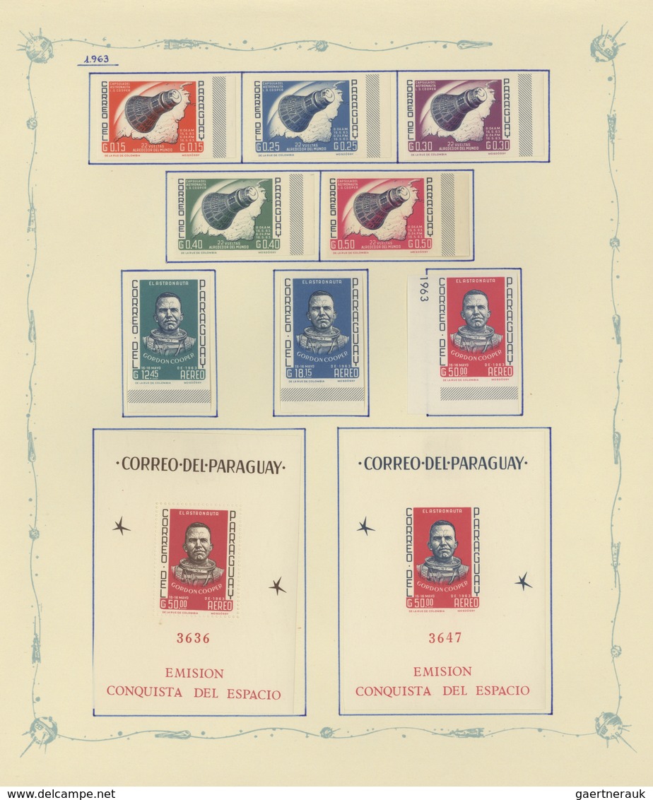 25449 Thematik: Raumfahrt / astronautics: 1923/1975, ASTRONAUTICS, ATOM, AEROPHILATELIC: huge collection o