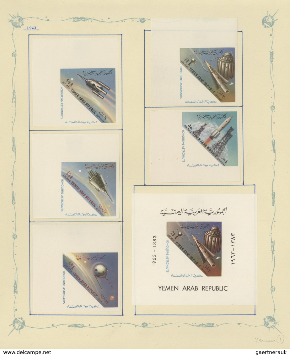 25449 Thematik: Raumfahrt / astronautics: 1923/1975, ASTRONAUTICS, ATOM, AEROPHILATELIC: huge collection o