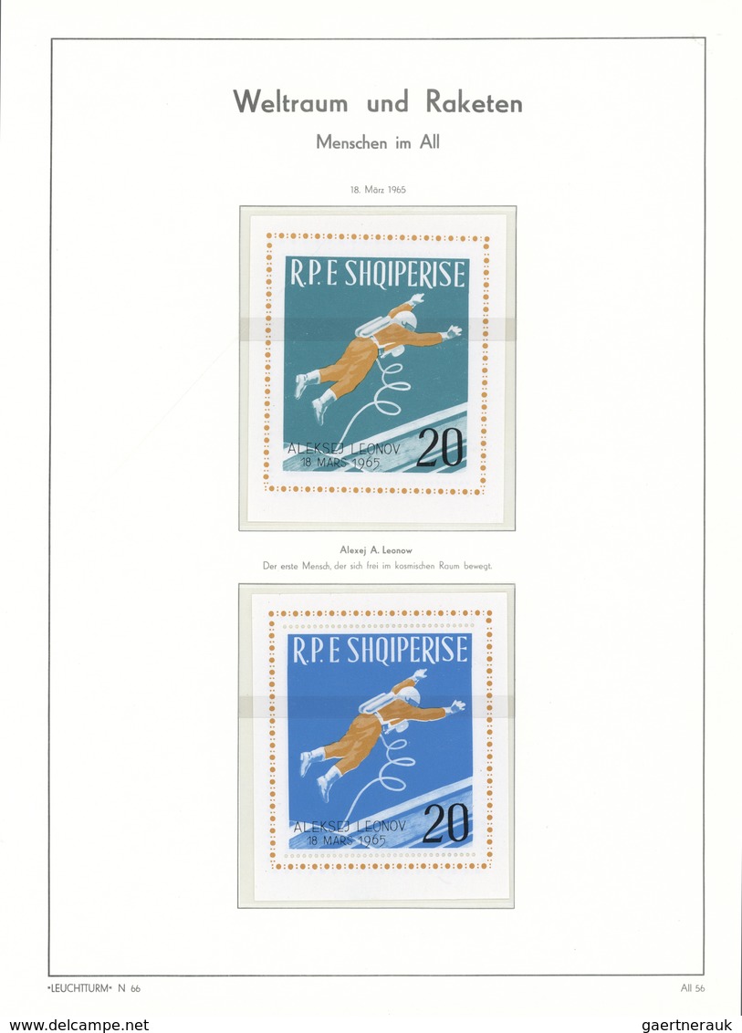 25451 Thematik: Raumfahrt / Astronautics: 1933/1965 (ca.), Predominantly U/m Collection In A Lighthouse Al - Autres & Non Classés