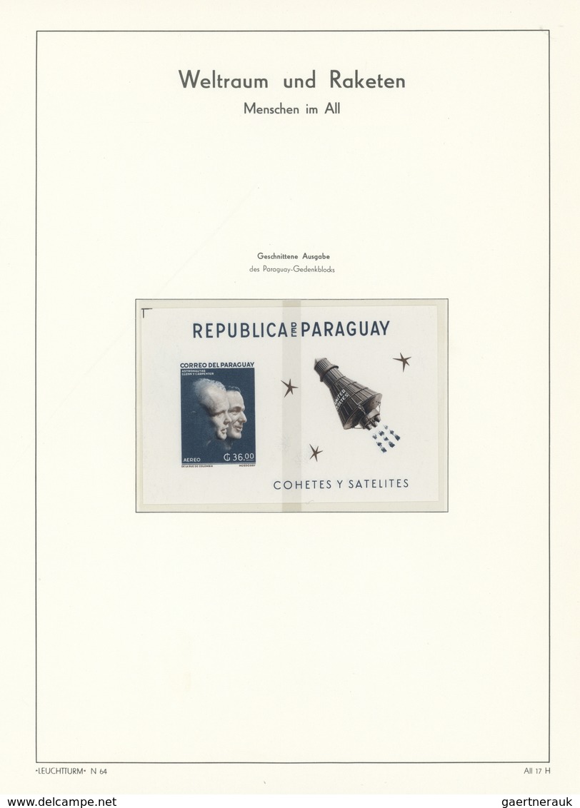 25451 Thematik: Raumfahrt / astronautics: 1933/1965 (ca.), predominantly u/m collection in a Lighthouse al