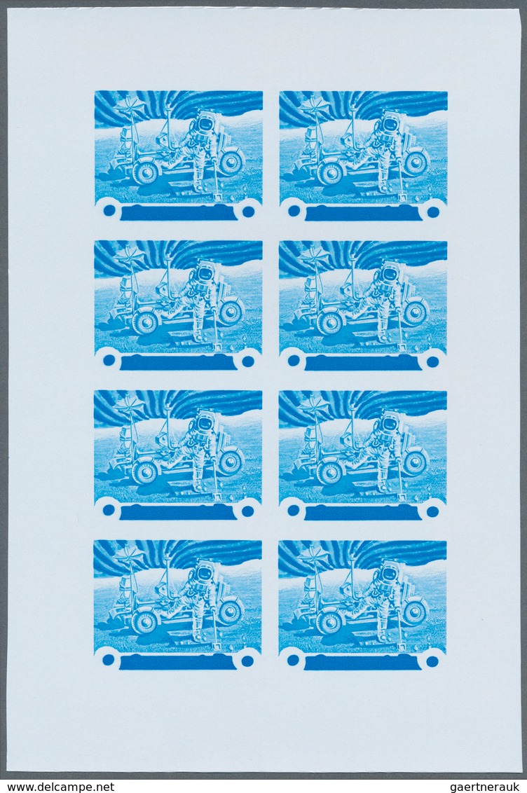 25479 Thematik: Raumfahrt / Astronautics: 1973, Haiti. Progressive Proofs Set Of Sheets For The Complete C - Autres & Non Classés