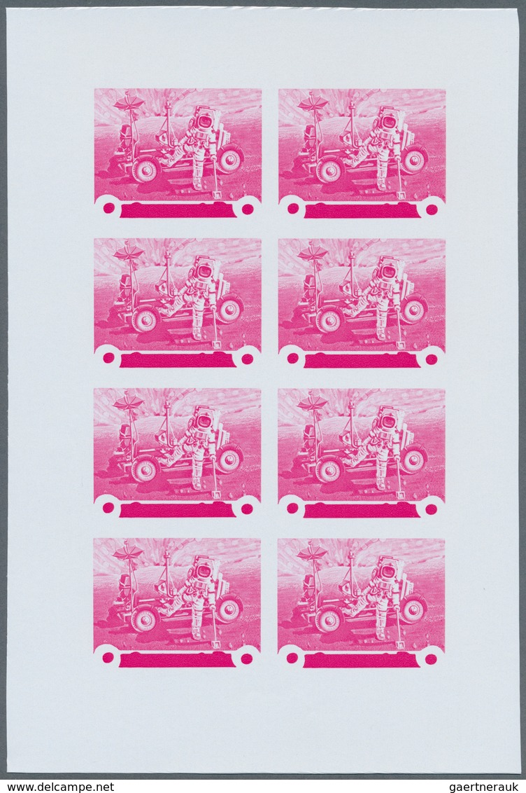 25479 Thematik: Raumfahrt / astronautics: 1973, Haiti. Progressive proofs set of sheets for the complete C