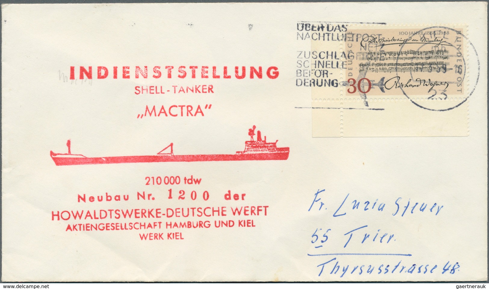 25506 Thematik: Schiffe / ships: 1900/2015 (ca.), accumulation of apprx. 2.000+ covers/cards with correspo