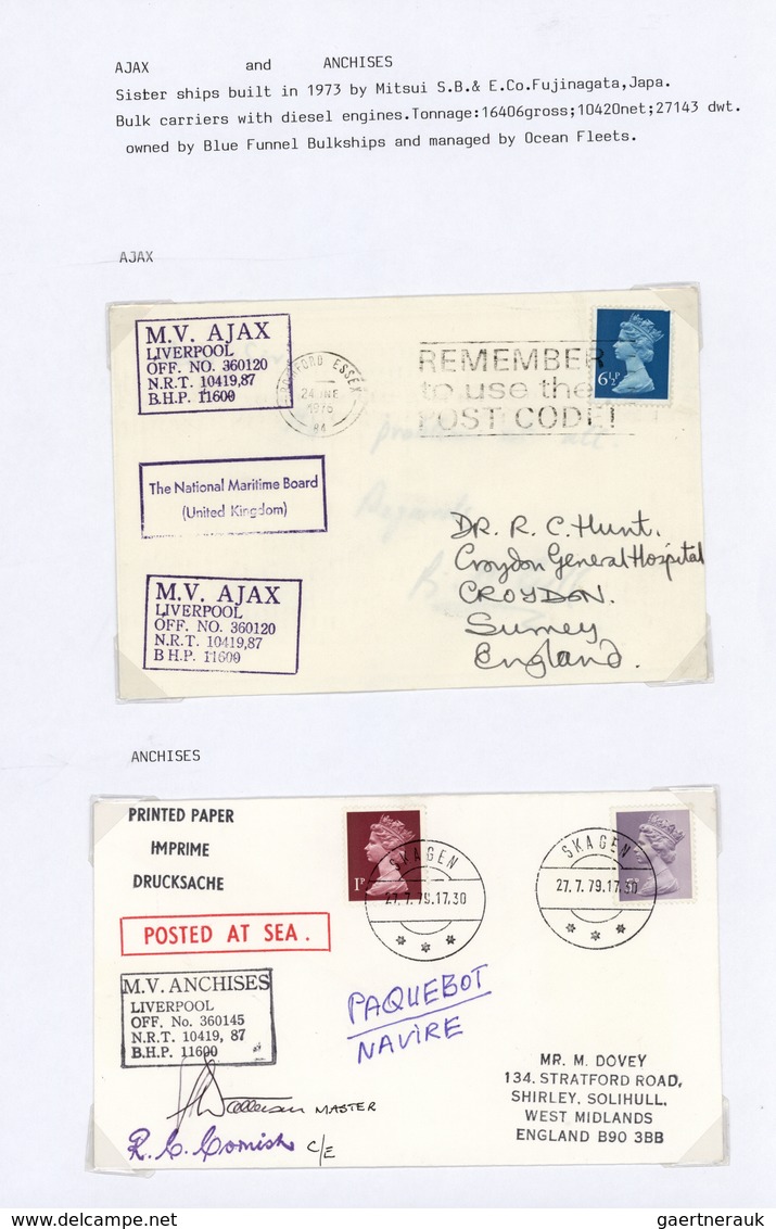 25508 Thematik: Schiffe / Ships: 1932/2000 (ca.), Collection Of Apprx. 320 Covers/cards/ppc/photos Of Carg - Bateaux