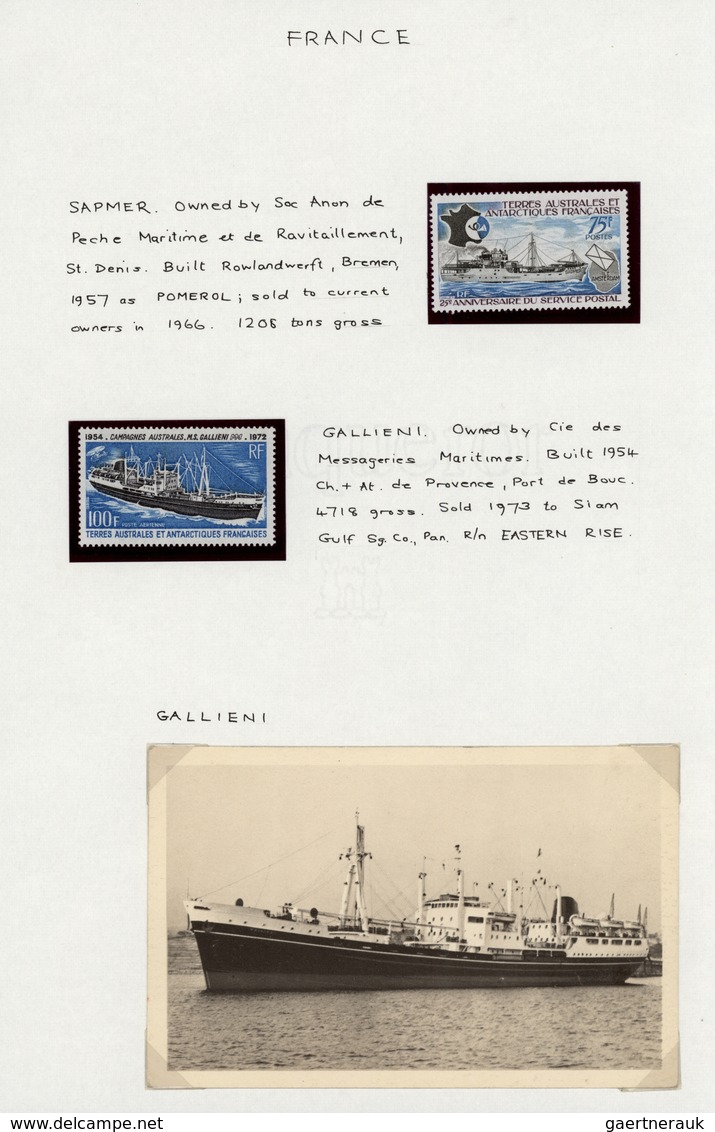 25508 Thematik: Schiffe / Ships: 1932/2000 (ca.), Collection Of Apprx. 320 Covers/cards/ppc/photos Of Carg - Bateaux