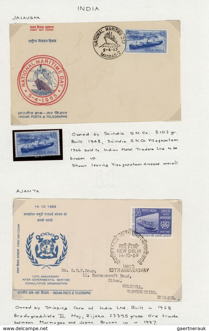 25508 Thematik: Schiffe / Ships: 1932/2000 (ca.), Collection Of Apprx. 320 Covers/cards/ppc/photos Of Carg - Bateaux