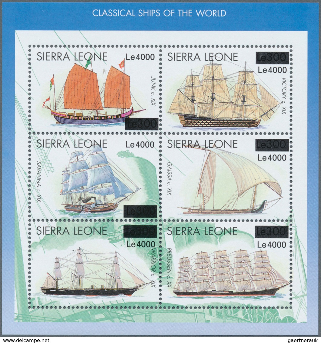 25527 Thematik: Schiffe-Segelschiffe / Ships-sailing Ships: 1960/2000 (approx), Various Countries. Accumul - Bateaux