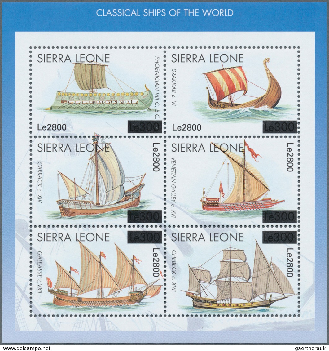 25527 Thematik: Schiffe-Segelschiffe / Ships-sailing Ships: 1960/2000 (approx), Various Countries. Accumul - Bateaux