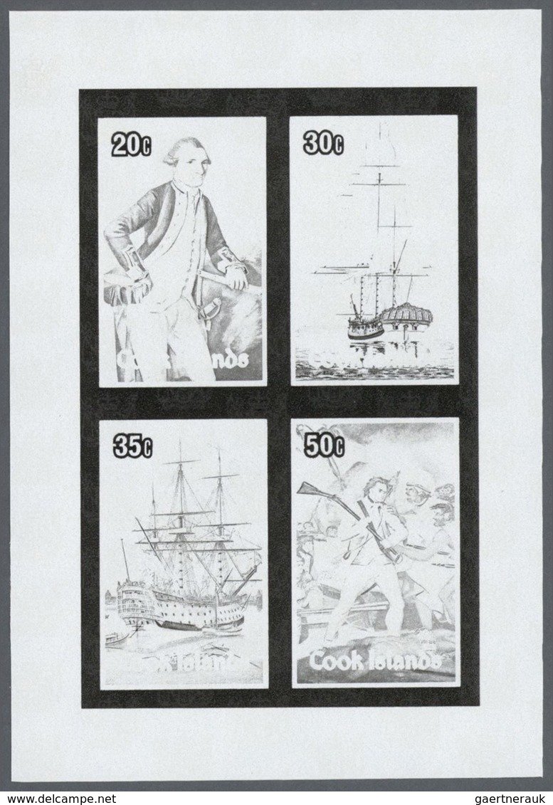 25538 Thematik: Seefahrer, Entdecker / Sailors, Discoverers: 1979, Cook Islands. Progressive Proofs For Th - Explorateurs