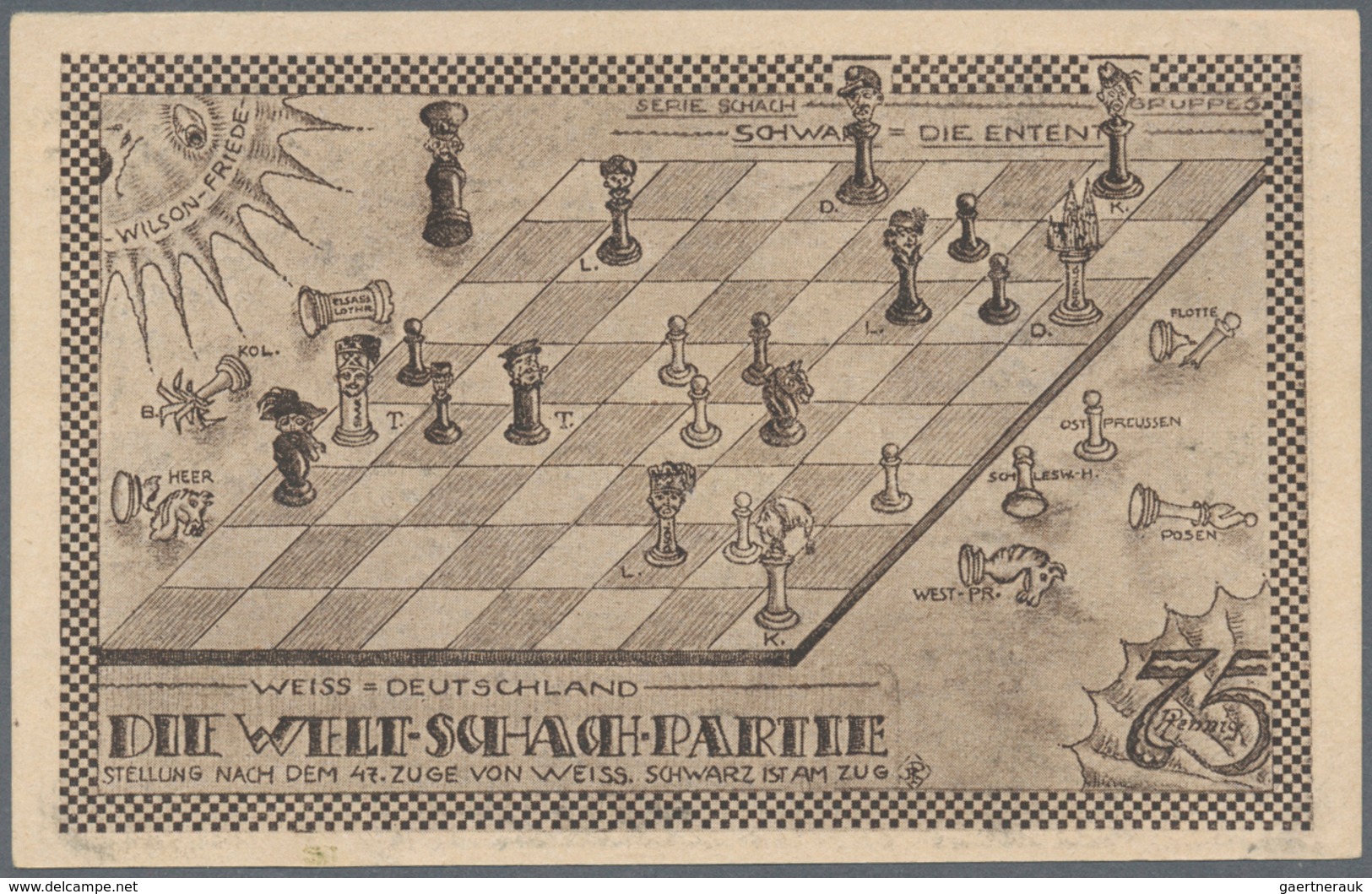 25544 Thematik: Spiele-Schach / games-chess: 1923/1990 (approx), Europe/Overseas. Extended CHESS collectio