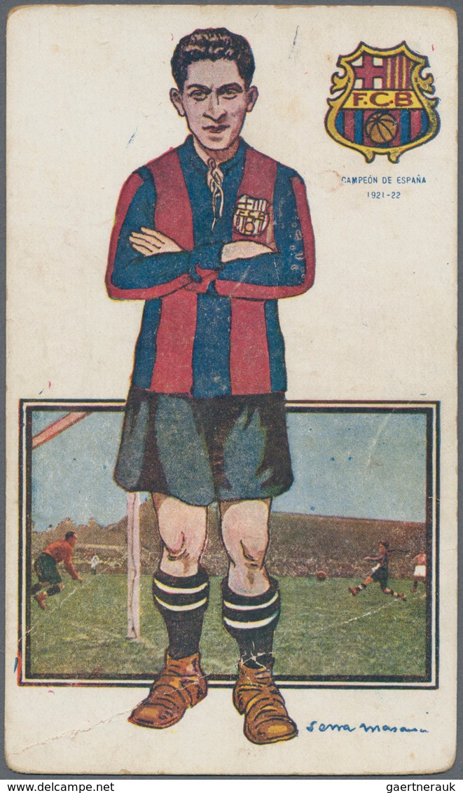 25567 Thematik: Sport-Fußball / Sport-soccer, Football: 1921/1922, FC BARCELONA, "CAMPEON DE ESPANA", Grou - Autres & Non Classés