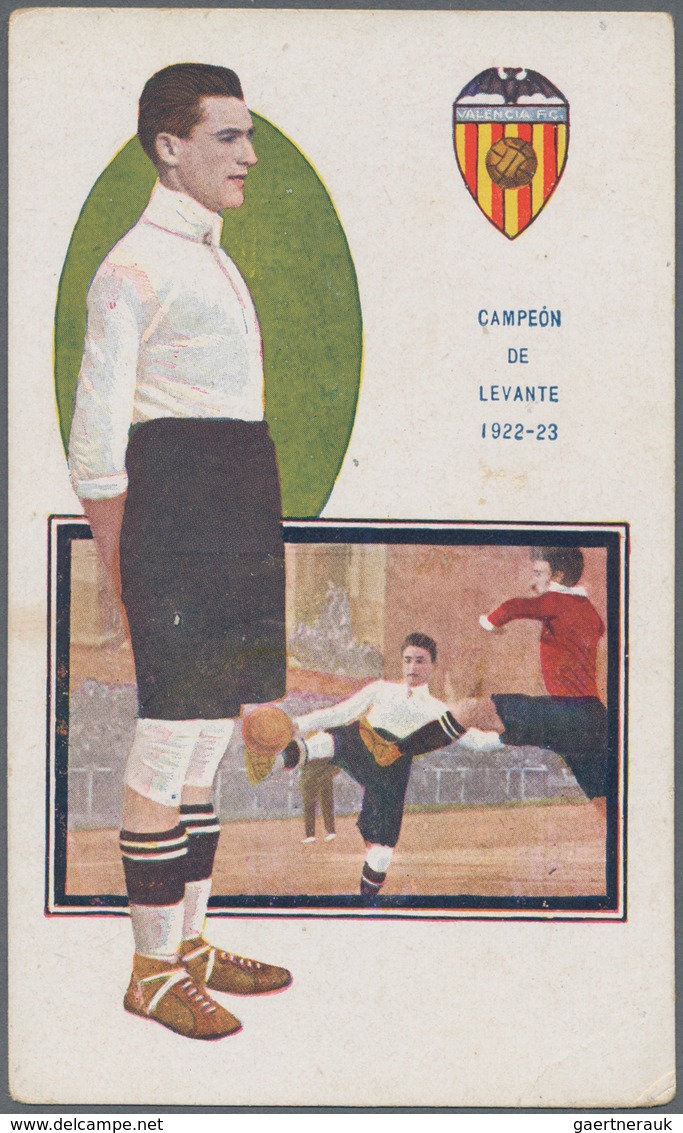 25569 Thematik: Sport-Fußball / Sport-soccer, Football: 1922/1923, FC VALENCIA, "CAMPEON DE LEVANTE", Grou - Autres & Non Classés