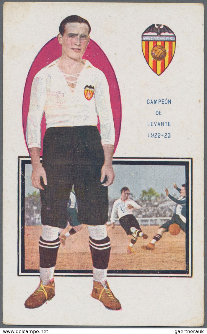 25569 Thematik: Sport-Fußball / Sport-soccer, Football: 1922/1923, FC VALENCIA, "CAMPEON DE LEVANTE", Grou - Autres & Non Classés