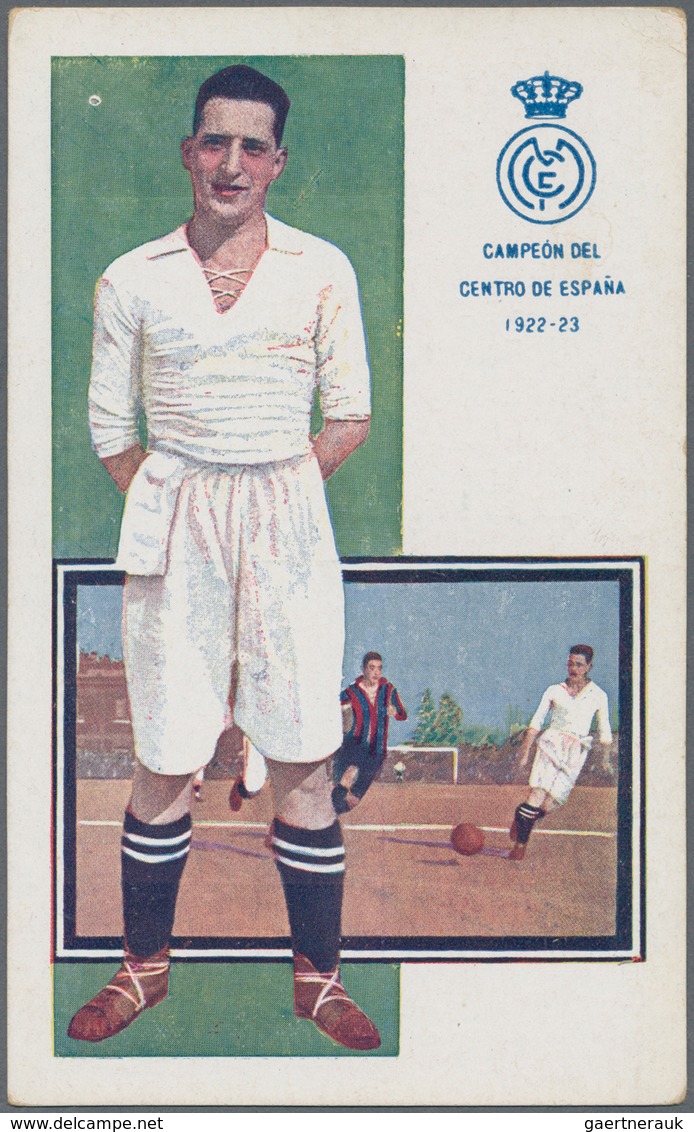 25570 Thematik: Sport-Fußball / Sport-soccer, Football: 1922/1923, REAL MADRID, "CAMPEON DEL CENTRO DE ESP - Autres & Non Classés