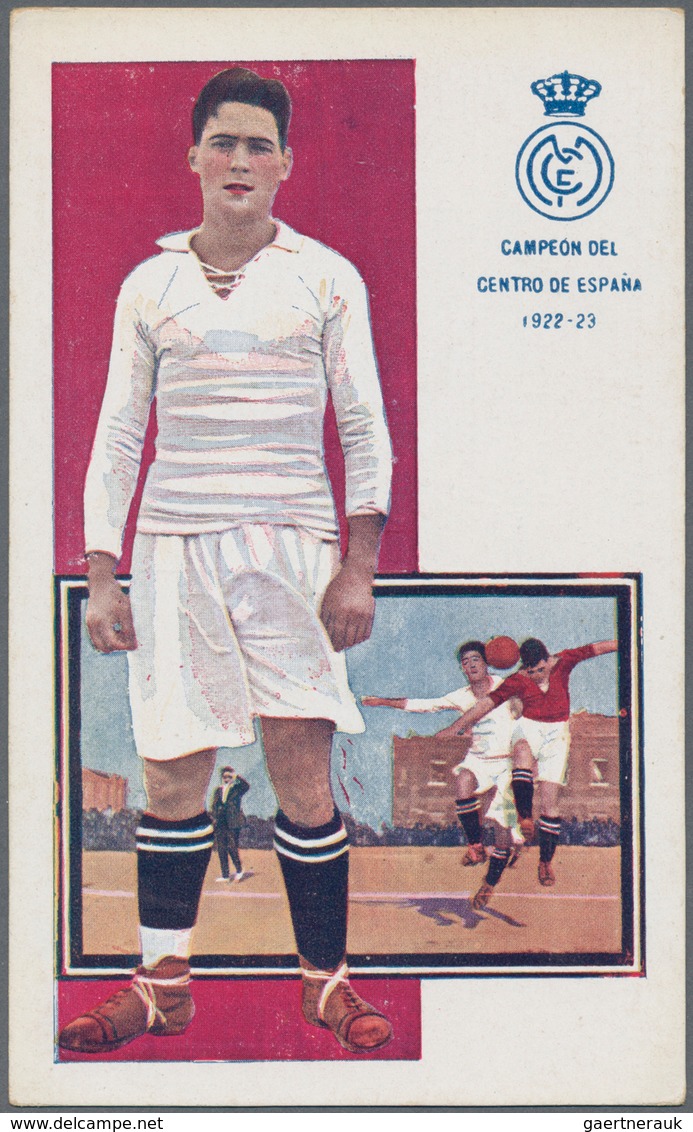 25570 Thematik: Sport-Fußball / Sport-soccer, Football: 1922/1923, REAL MADRID, "CAMPEON DEL CENTRO DE ESP - Autres & Non Classés