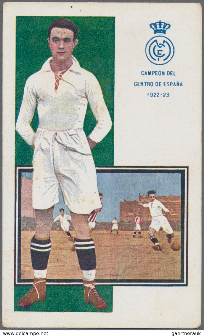 25570 Thematik: Sport-Fußball / Sport-soccer, Football: 1922/1923, REAL MADRID, "CAMPEON DEL CENTRO DE ESP - Autres & Non Classés