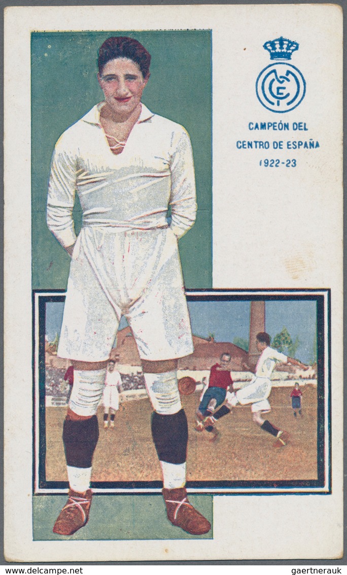 25570 Thematik: Sport-Fußball / sport-soccer, football: 1922/1923, REAL MADRID, "CAMPEON DEL CENTRO DE ESP