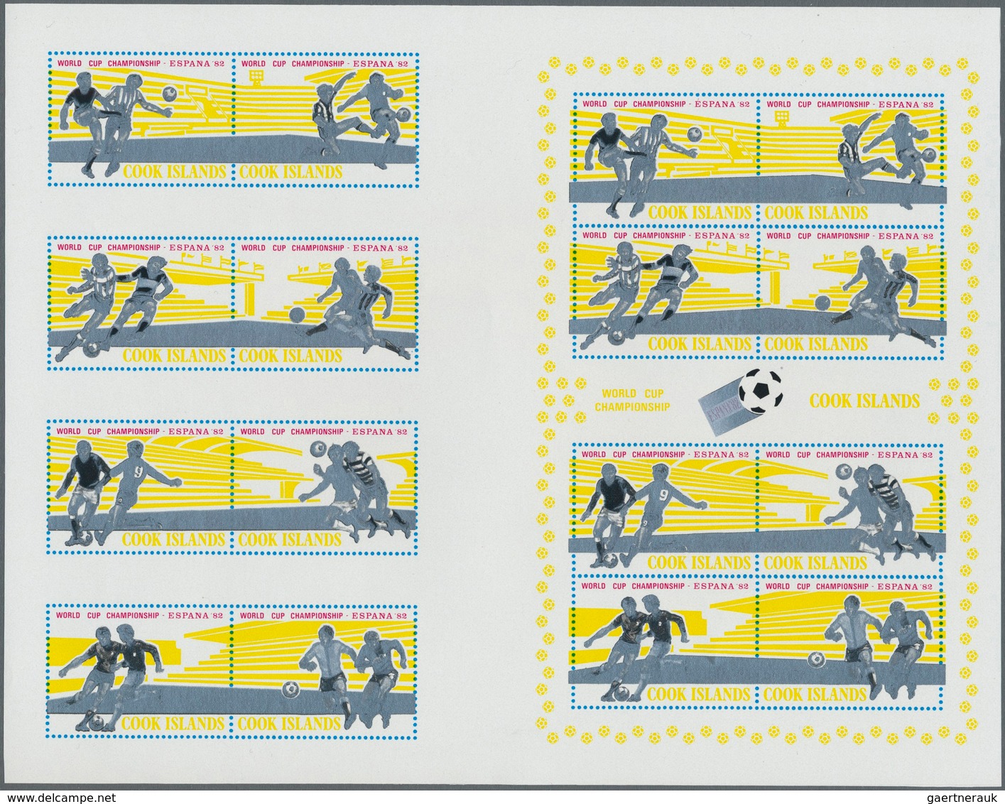 25576 Thematik: Sport-Fußball / Sport-soccer, Football: 1954/2010 (approx), Various Countries. Accumulatio - Autres & Non Classés