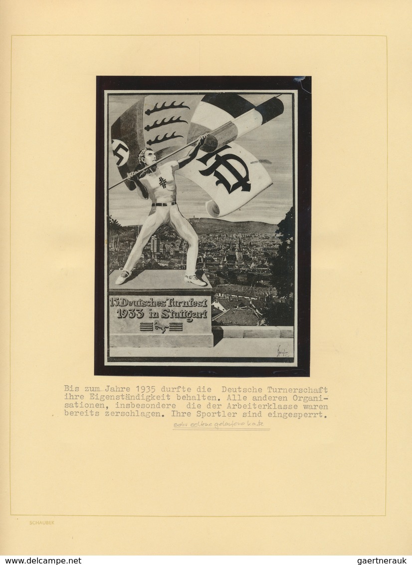 25624 Thematik: Sport-Turnen / sport-gymnastics: 1921/1938, Die Geschichte des deutschen Sports im Allgeme