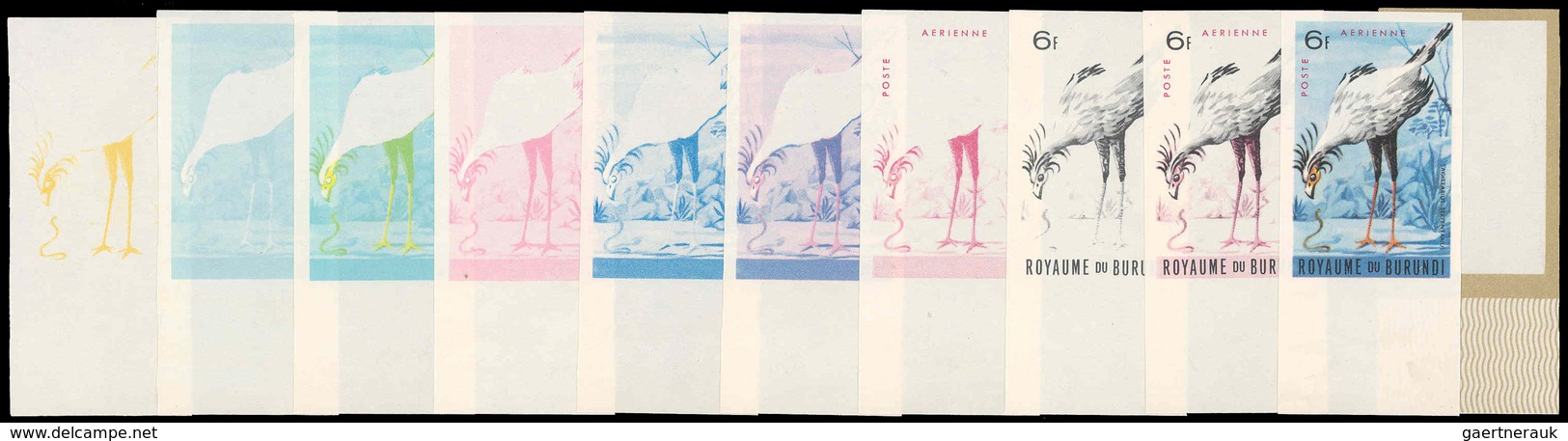 25661 Thematik: Tiere, Fauna / Animals, Fauna: 1965/1976. Accumulation With Different Kinds Of PROOFS (pro - Autres & Non Classés