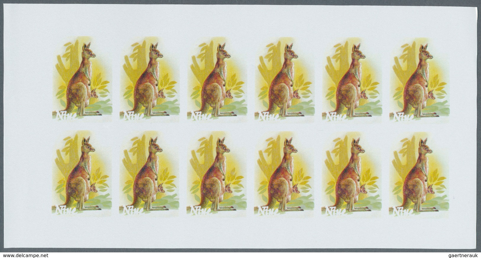 25668 Thematik: Tiere, Fauna / Animals, Fauna: 1984, Niue. Progressive Proofs Set Of Sheets For The Comple - Autres & Non Classés