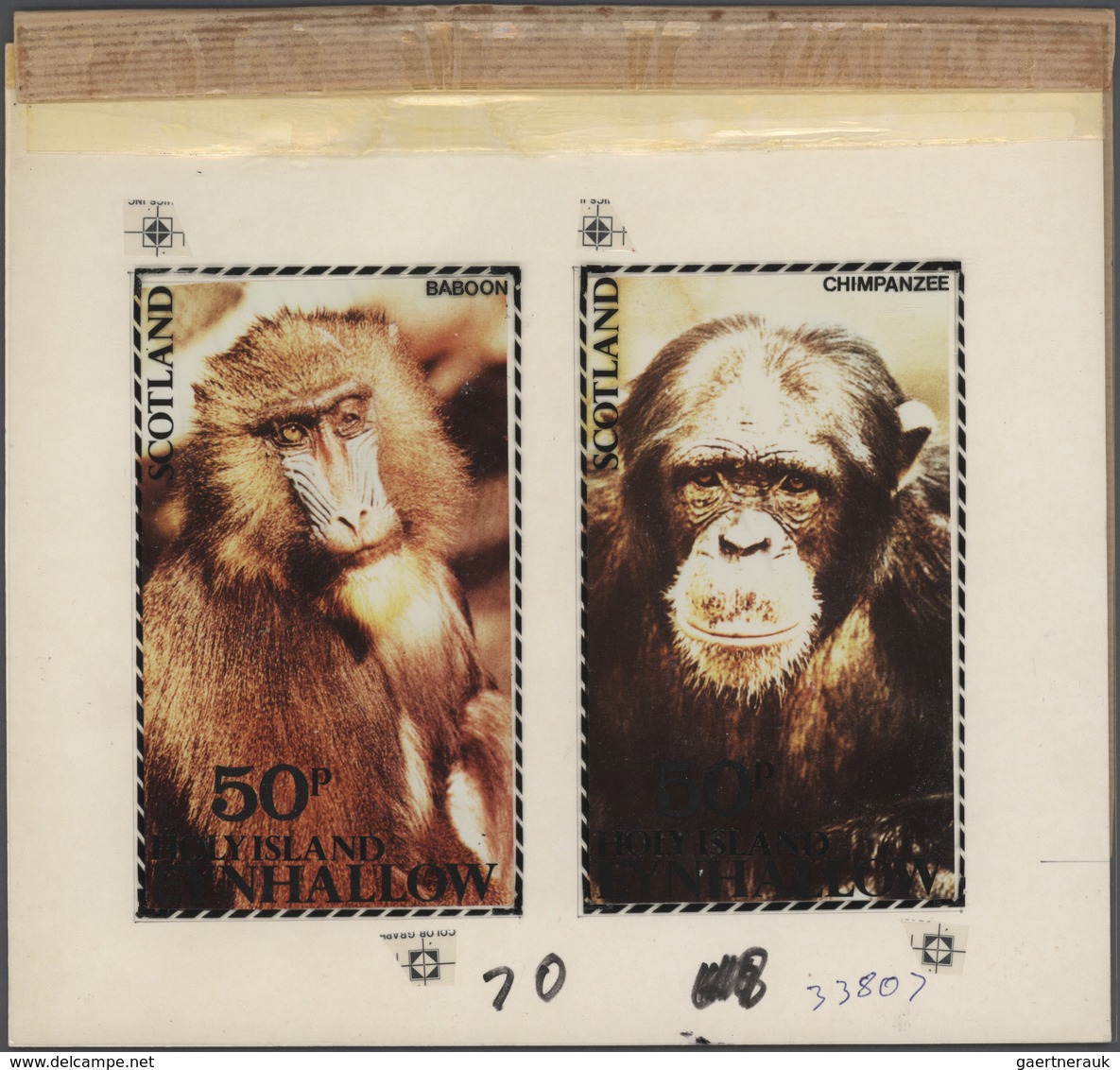 25683 Thematik: Tiere-Affen / animals-monkeys: 1960/2000 (approx), various countries. Accumulation of 37 i