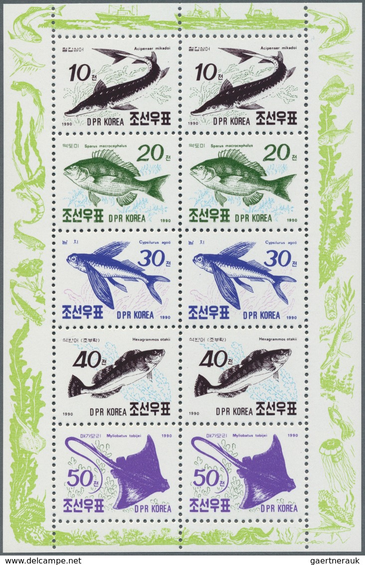 25700 Thematik: Tiere-Fische / Animals-fishes: 1960/2000 (approx), Various Countries. Accumulation Of 76 I - Pesci