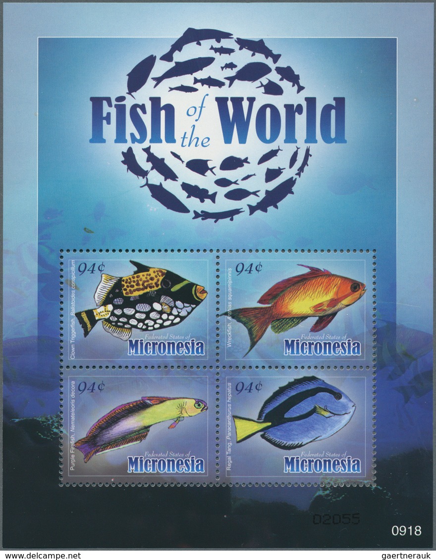 25701 Thematik: Tiere-Fische / animals-fishes: 1960/2000 (approx), various countries. Accumulation of 74 i