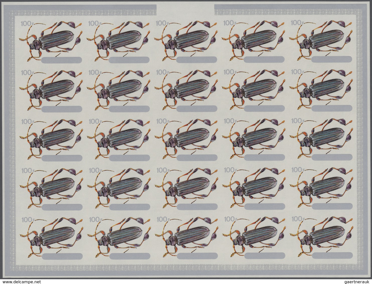25720 Thematik: Tiere-Insekten / Animals-insects: 1970, Burundi. Progressive Proofs Set Of Sheets For The - Autres & Non Classés