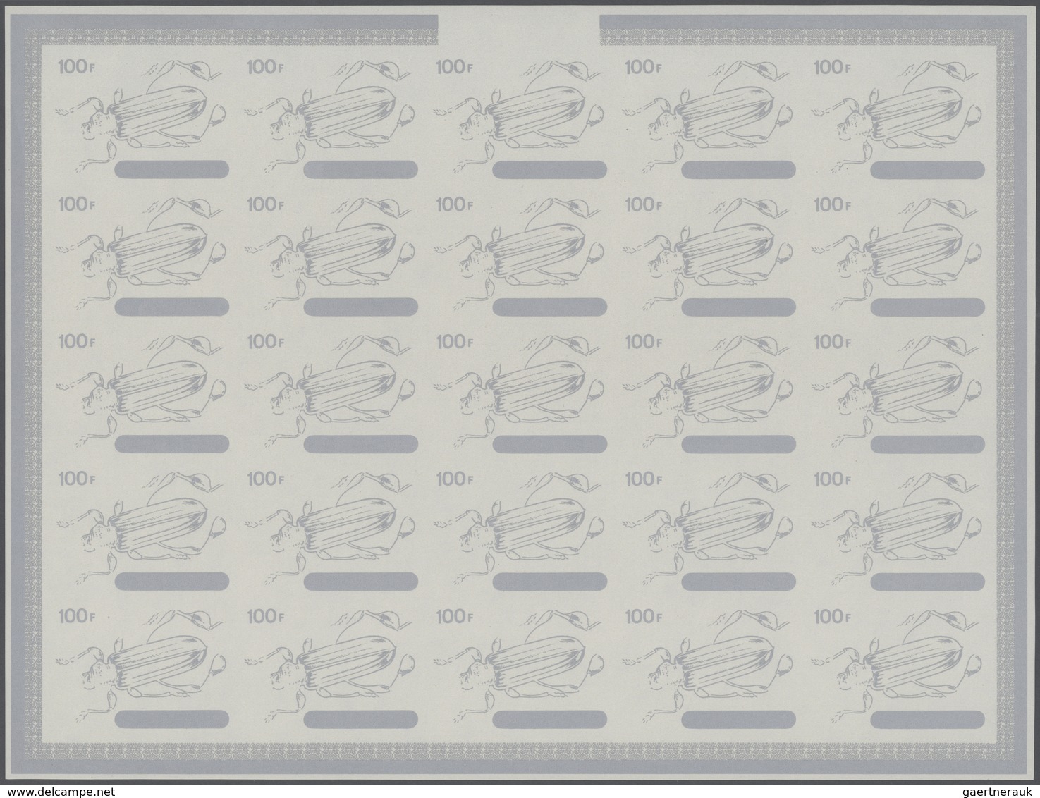 25720 Thematik: Tiere-Insekten / Animals-insects: 1970, Burundi. Progressive Proofs Set Of Sheets For The - Autres & Non Classés