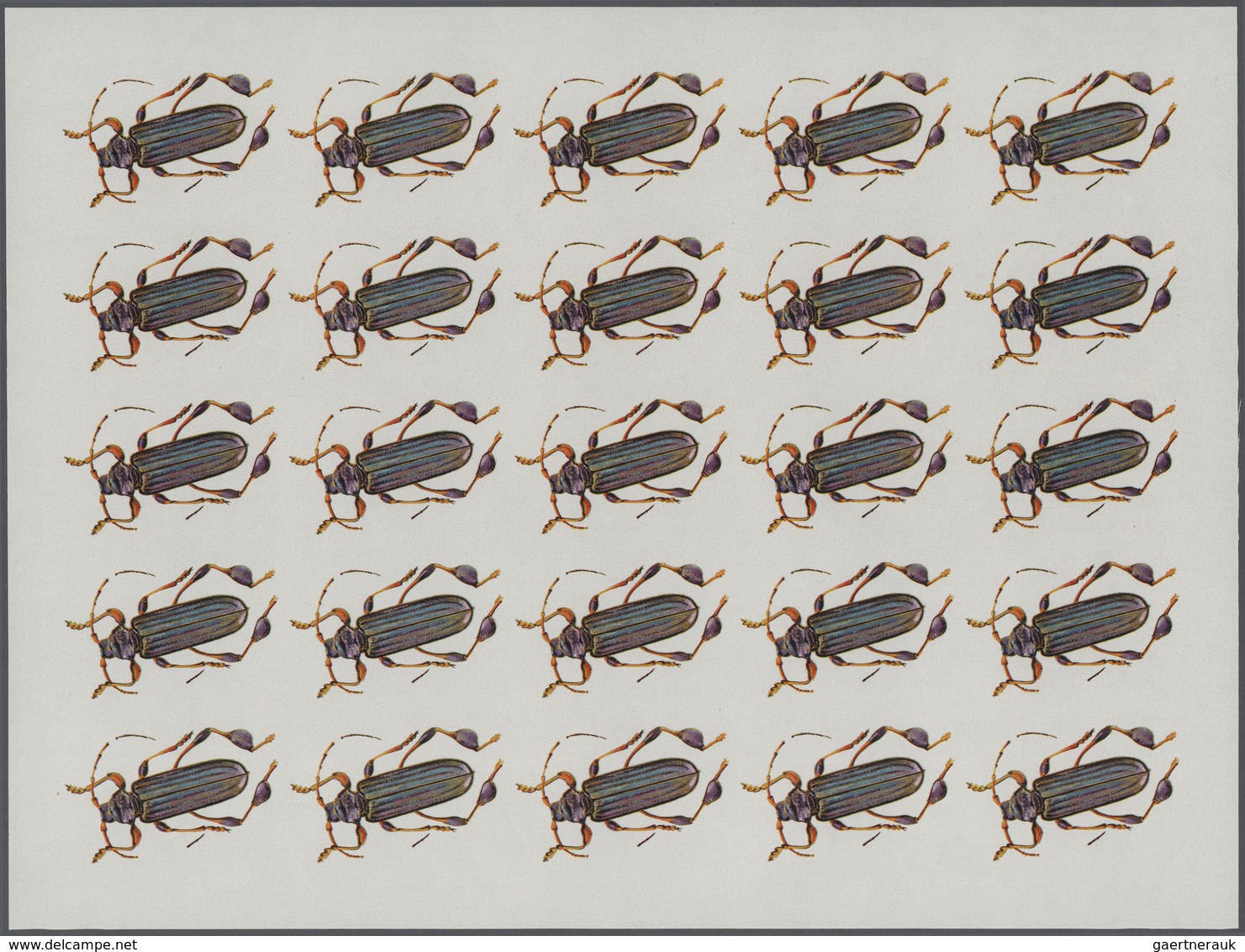 25720 Thematik: Tiere-Insekten / Animals-insects: 1970, Burundi. Progressive Proofs Set Of Sheets For The - Autres & Non Classés