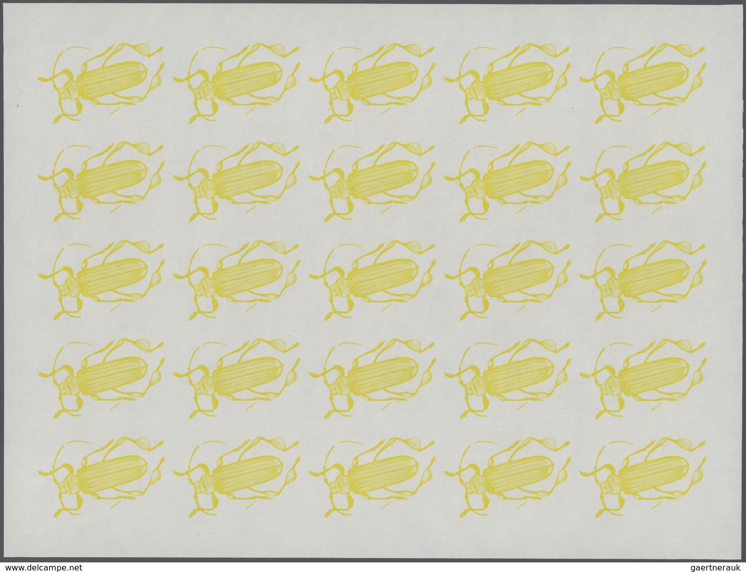 25720 Thematik: Tiere-Insekten / animals-insects: 1970, Burundi. Progressive proofs set of sheets for the