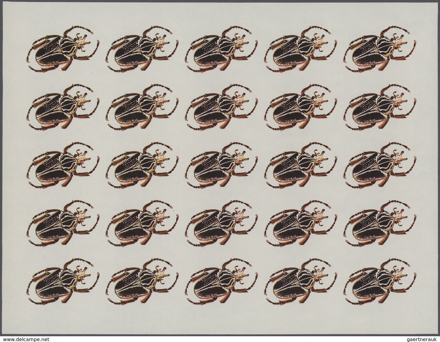 25721 Thematik: Tiere-Insekten / Animals-insects: 1970, Burundi. Progressive Proofs Set Of Sheets For The - Autres & Non Classés