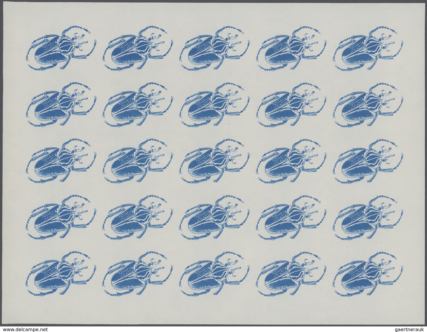 25721 Thematik: Tiere-Insekten / Animals-insects: 1970, Burundi. Progressive Proofs Set Of Sheets For The - Autres & Non Classés
