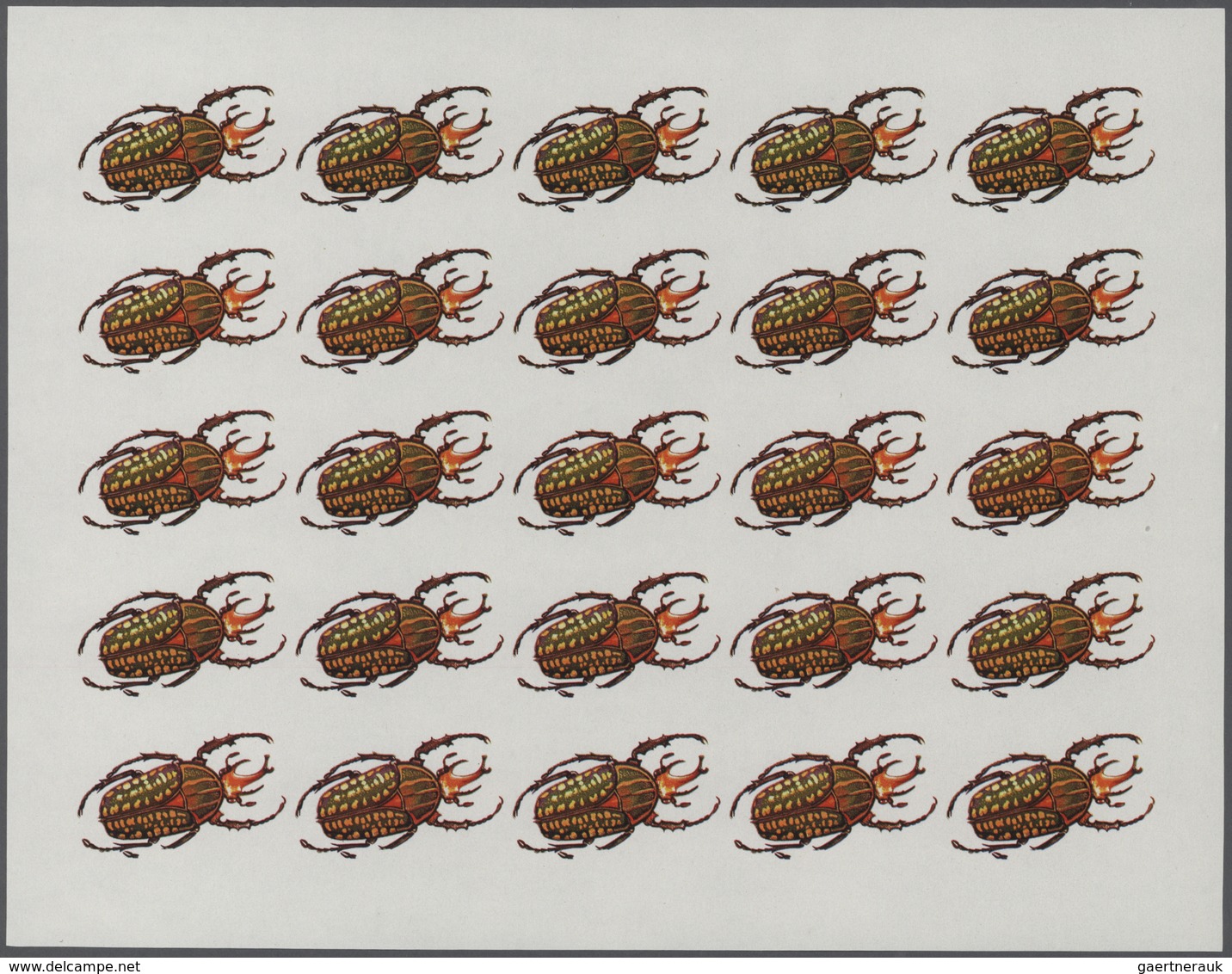 25722 Thematik: Tiere-Insekten / Animals-insects: 1970, Burundi. Progressive Proofs Set Of Sheets For The - Autres & Non Classés