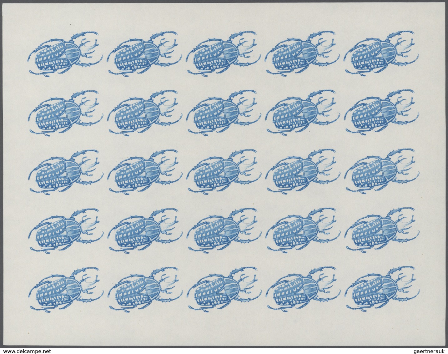 25722 Thematik: Tiere-Insekten / Animals-insects: 1970, Burundi. Progressive Proofs Set Of Sheets For The - Autres & Non Classés