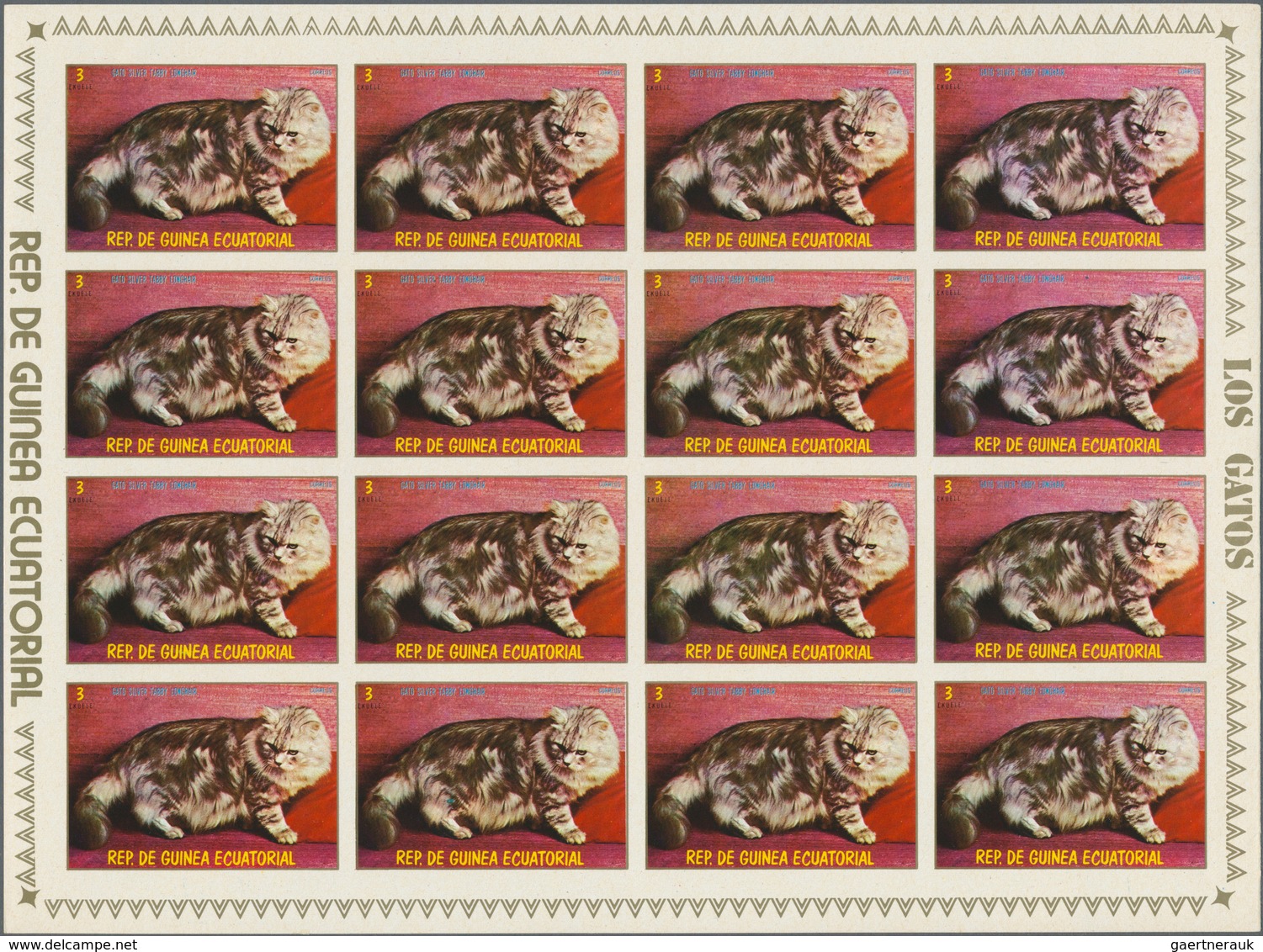 25726 Thematik: Tiere-Katzen / Animals-cats: 1960/2000 (approx), Various Countries. Accumulation Of 46 Ite - Gatti