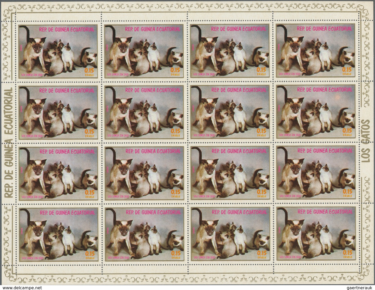 25726 Thematik: Tiere-Katzen / Animals-cats: 1960/2000 (approx), Various Countries. Accumulation Of 46 Ite - Chats Domestiques