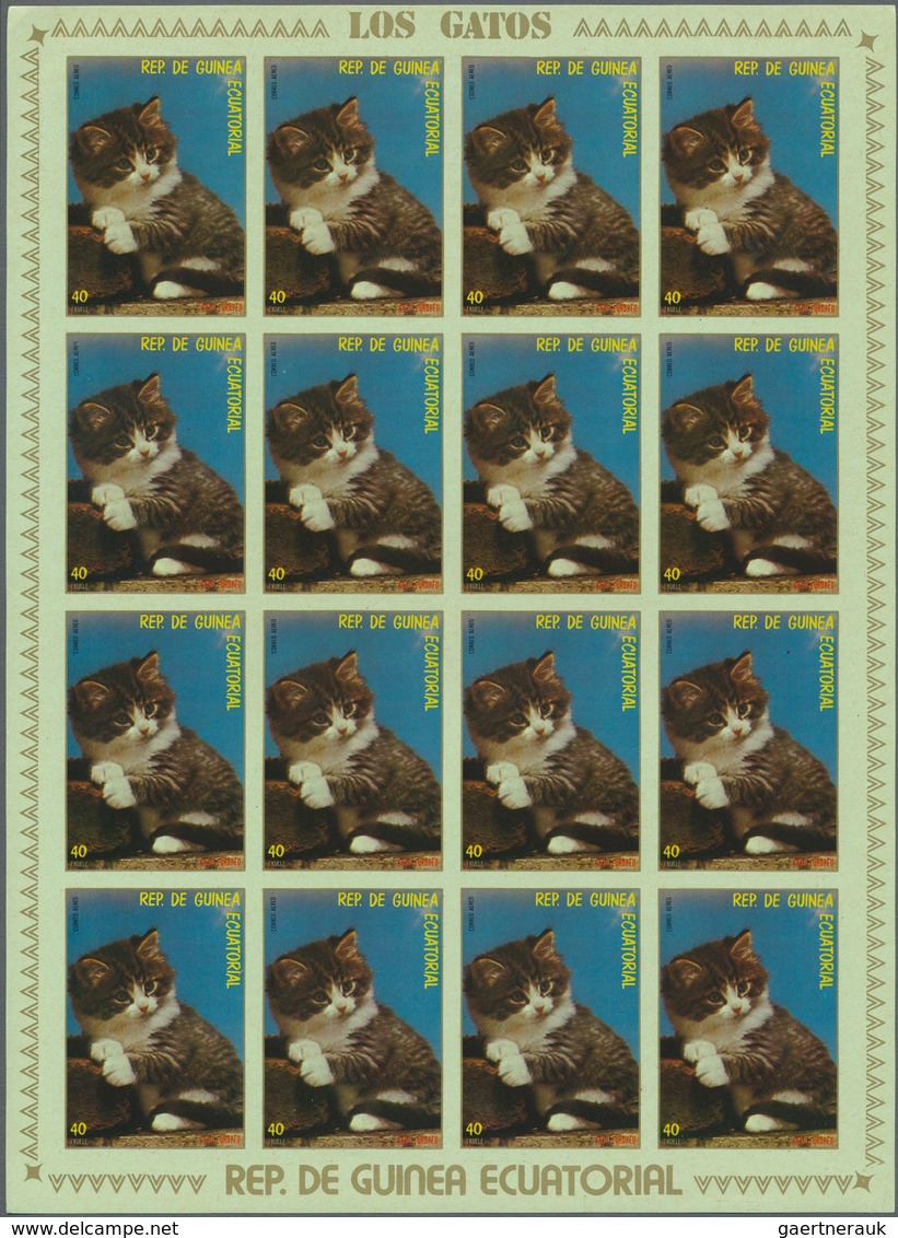 25726 Thematik: Tiere-Katzen / Animals-cats: 1960/2000 (approx), Various Countries. Accumulation Of 46 Ite - Gatti